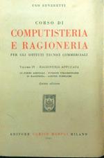 Corso di computisteria e ragioneria. Volume IV