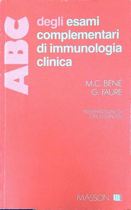 ABC degli esami complementari di immunologia clinica - copertina