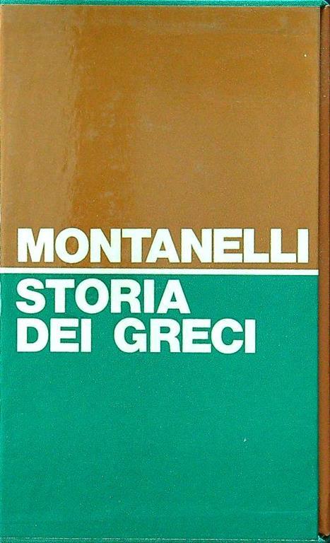 Storia dei greci - Montanelli - copertina