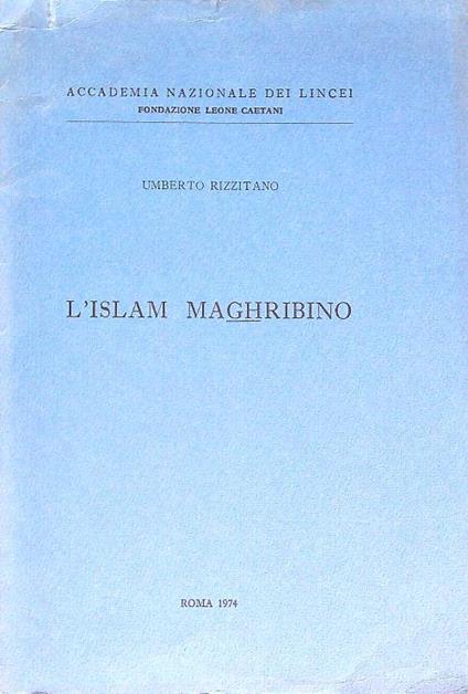 L' islam maghribino - Umberto Rizzitano - copertina