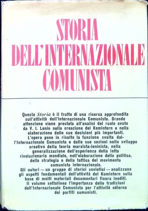 Il Komintern. Storia dell'Internazionale Comunista