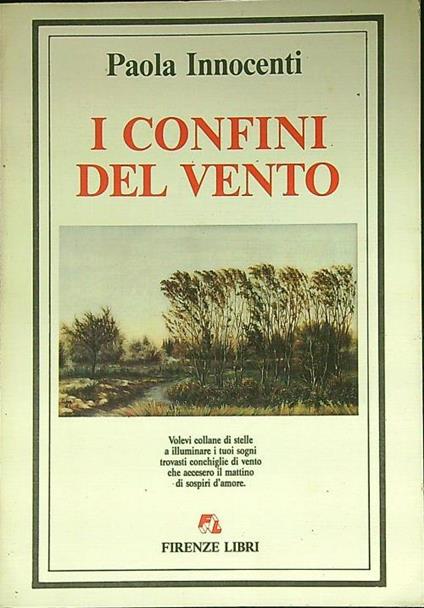 I confini del vento - Paola Innocenti - copertina