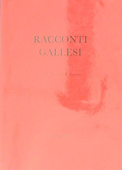 Racconti  gallesi - copertina