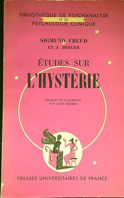 Etudes sur l'hysterie - Sigmund Freud - copertina
