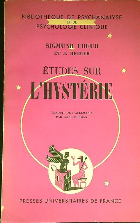 Etudes sur l'hysterie - Sigmund Freud - copertina
