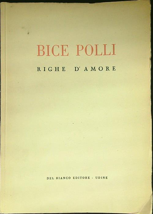 Righe d'amore - copertina