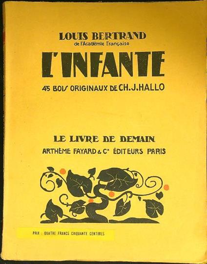 L' infante - Louis Bertrand - copertina
