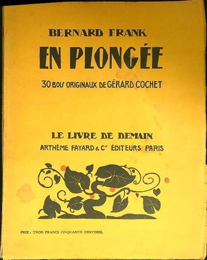 En Plongee - copertina