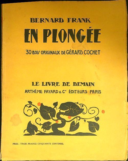 En Plongee - copertina