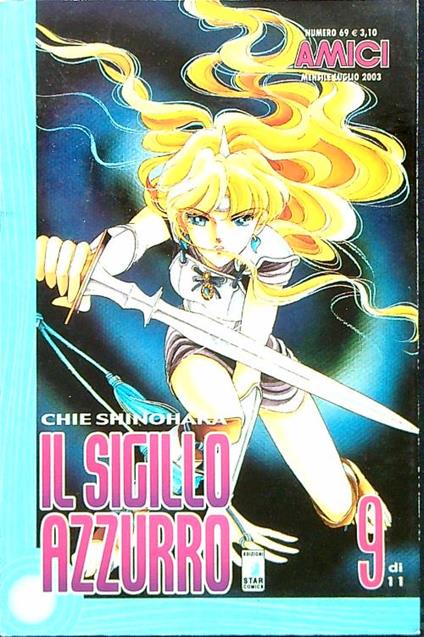 Il sigillo azzurro 9 - Chie Shinohara - copertina