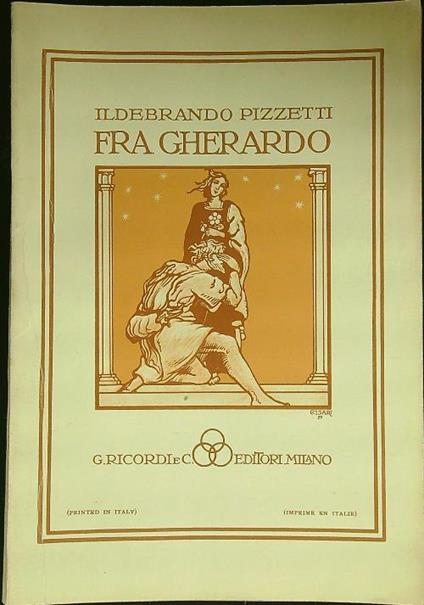 Fra Gherardo - Ildebrando Pizzetti - copertina