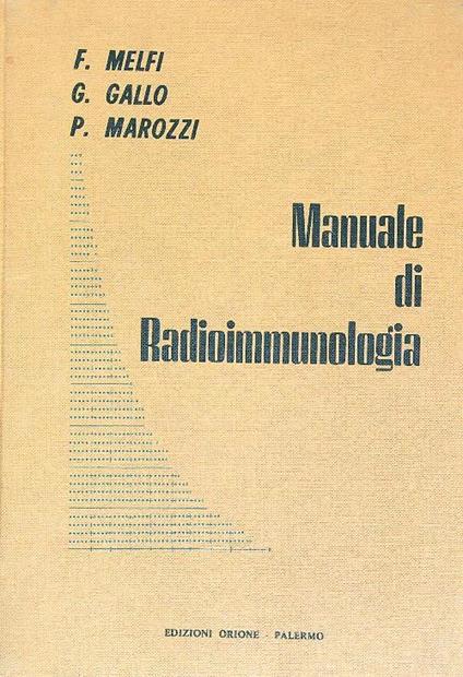Manuale di radioimmunologia - copertina