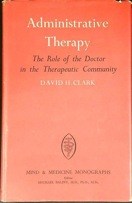 Administrative therapy - David J. Clark - copertina