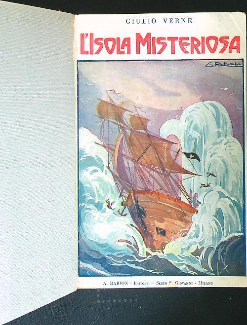 L' isola misteriosa - Jules Verne - copertina