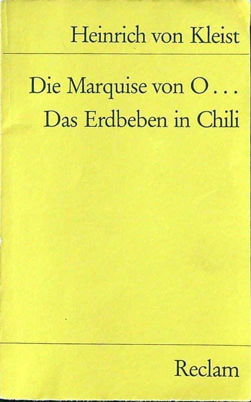 Die Marquise von O... - Das Erdbeben in Chili