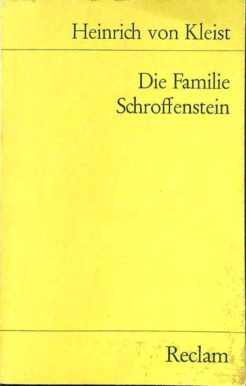 Die Familie Schroffenstein