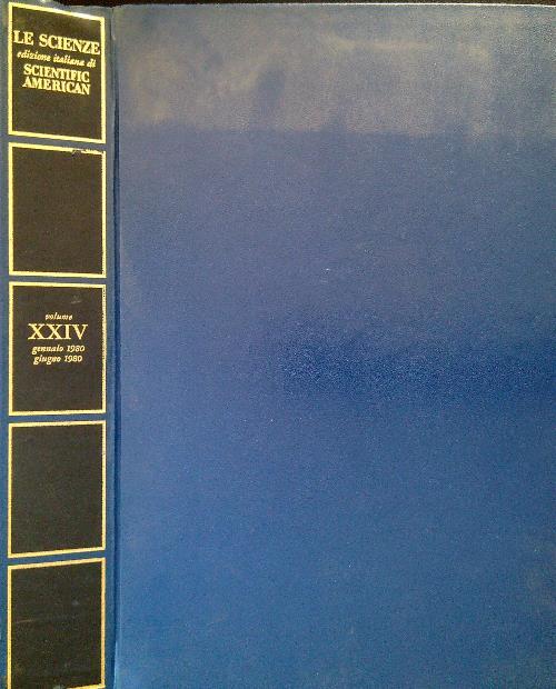 Le Scienze. Edizione italiana di Scientific American XXIV Gennaio/Giugno 1980