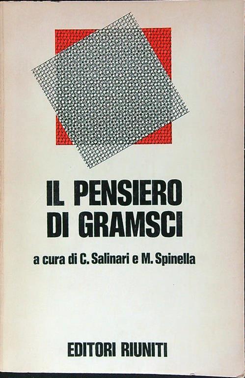 Il pensiero di Gramsci II - Carlo Salinari - copertina