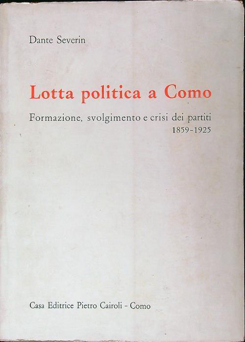 Lotta politica a Como - copertina