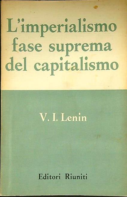 L' imperialismo fase suprema del capitalismo - Lenin - copertina