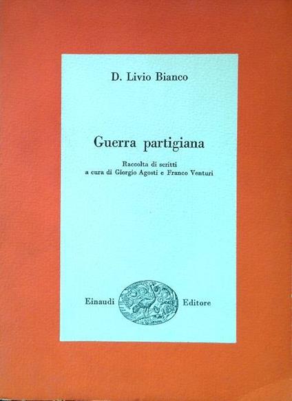 Guerra partigiana - copertina