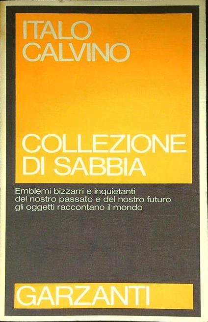 Collezione di sabbia - Italo Calvino - copertina