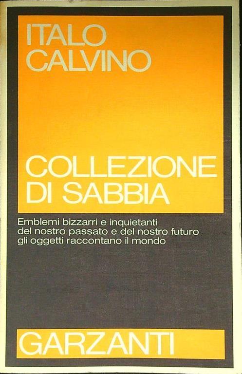 Collezione di sabbia - Italo Calvino - copertina