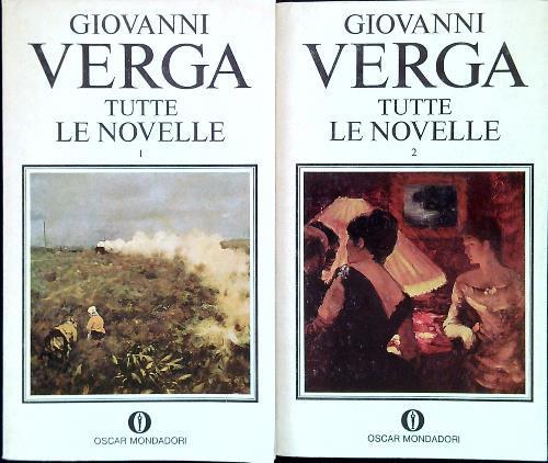 Tutte le novelle. 2 Volumi - Giovanni Verga - copertina