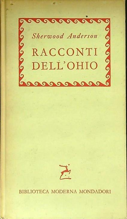 Racconti dell'Ohio - Sherwood Anderson - copertina