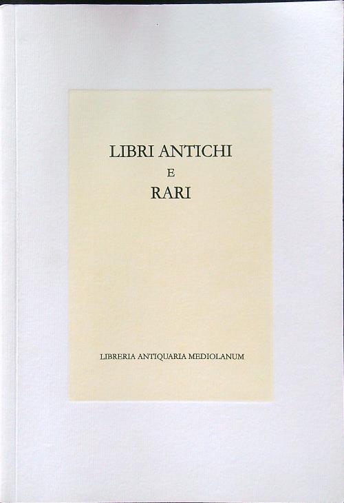 Libri antichi e rari catalogo 44