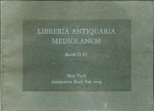 Libreria antiquaria Mediolanum Booth D 31