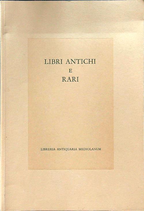 Libri antichi e rari catalogo 33