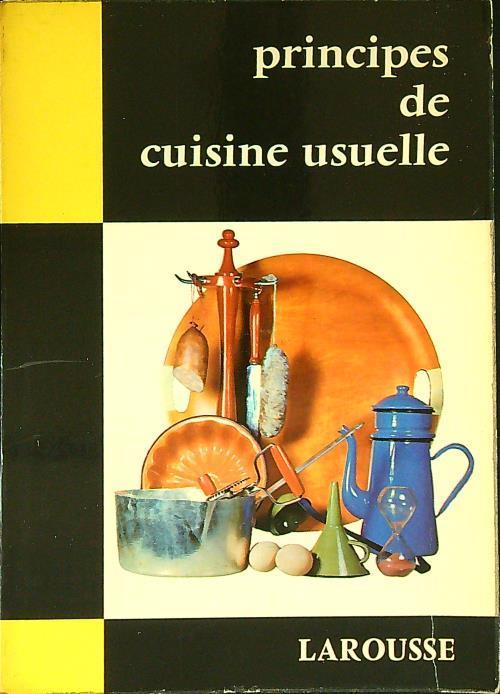 Principes de la cuisine usuelle - copertina