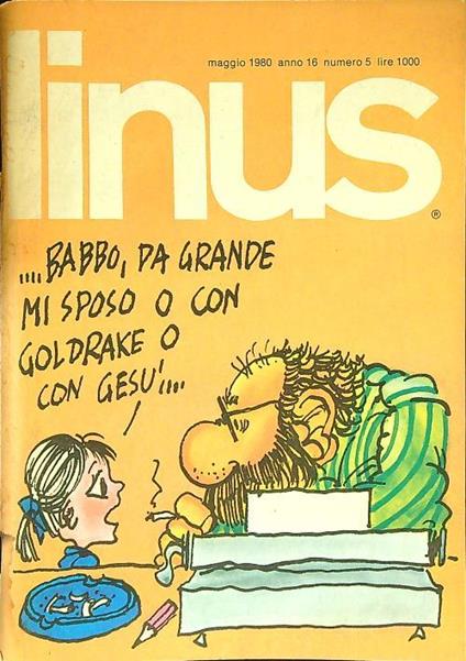 Linus n. 5/maggio 1980 - copertina