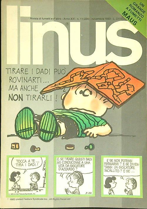 Linus n. 11/Novembre 1983 - copertina
