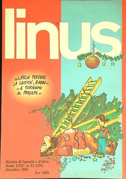 Linus n. 12/dicembre 1981 - copertina