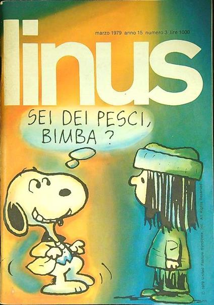 Linus n. 3/marzo 1979 - copertina