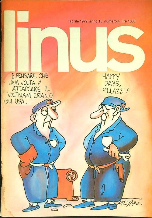 Linus n. 4/aprile 1979 - copertina