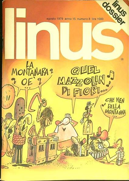 Linus n. 8/agosto 1979 - copertina