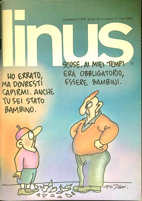 Linus n. 11/novembre 1979 - copertina