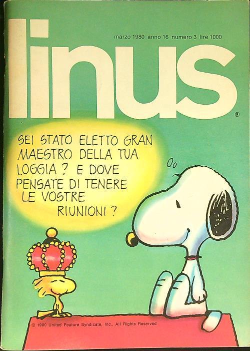 Linus n. 3/marzo 1980 - copertina