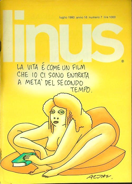 Linus n. 7/luglio 1980 - copertina