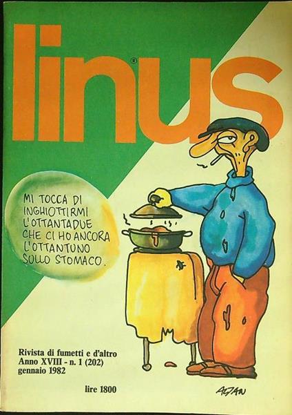 Linus n.1/gennaio 1982 - copertina