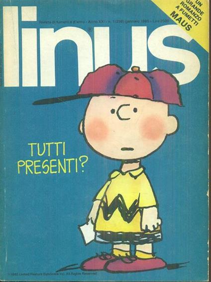 Linus n. 1/gennaio 1985 - copertina