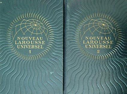 Nouveau Larousse Universel Dictionnaire Encyclopédique en deux volumes - copertina