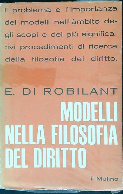 Modelli nella filosofia del diritto - copertina