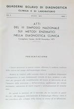 Quaderni sclavo di diagnostica 1972