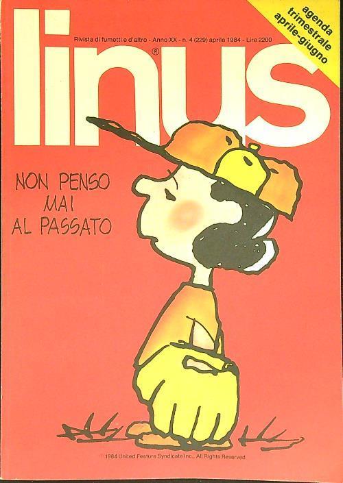 Linus n. 4/aprile 1984 - copertina