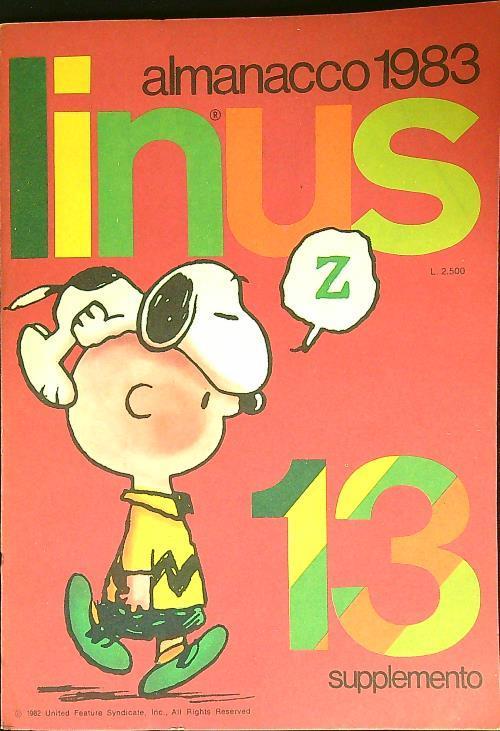 Linus almanacco 1983 - copertina