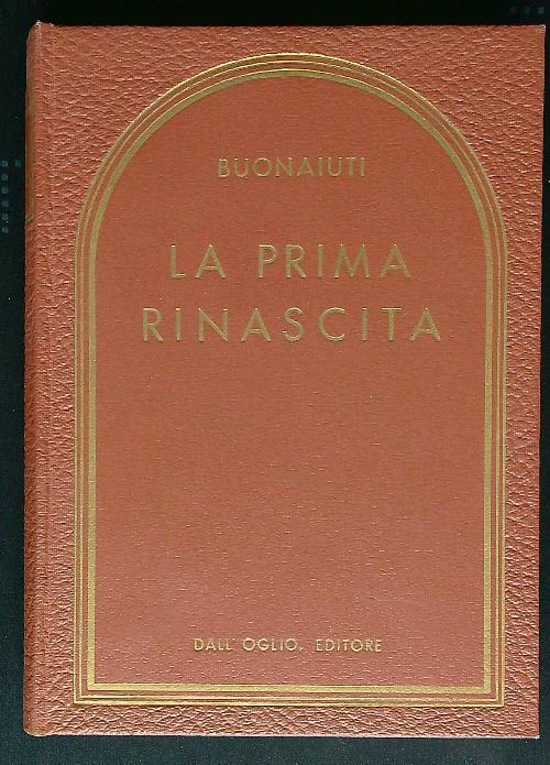La prima rinascita - Ernesto Buonaiuti - copertina
